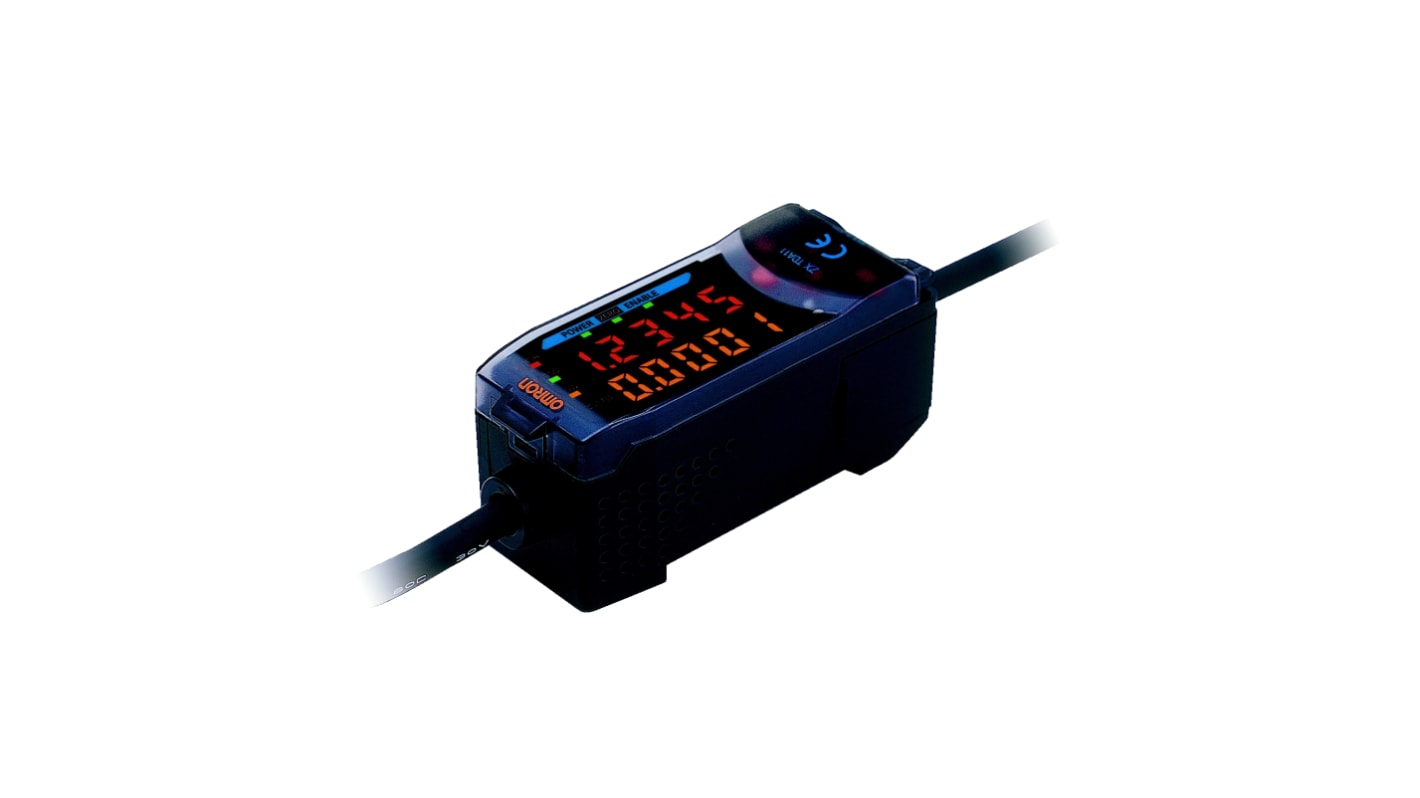 Modulo I/O Omron ZX-TDA41 2M, amplificatore con sensore intelligente, uscita PNP, lunghezza cavo 64.3 mm, compatibile con serie ZX.