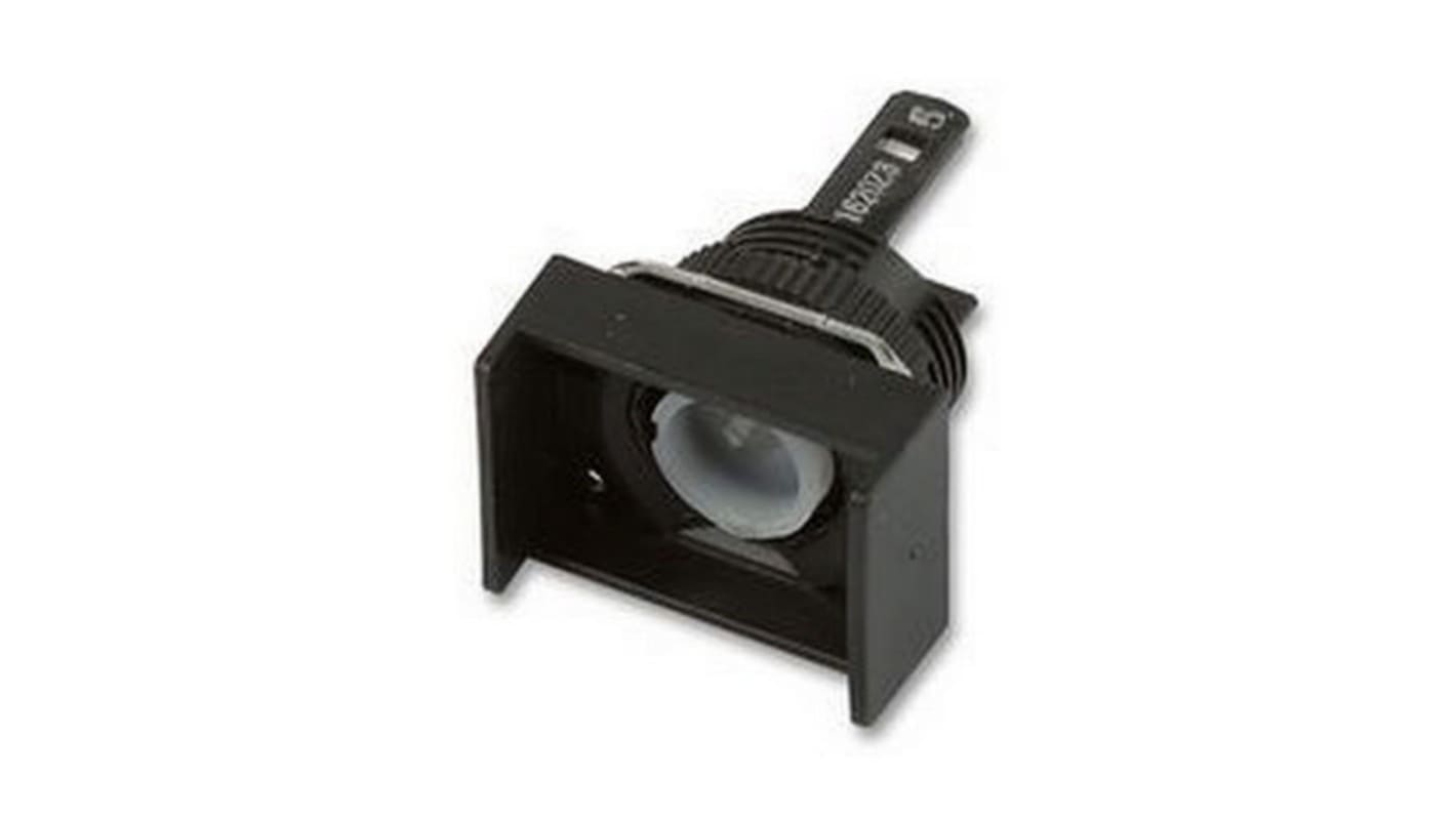 Attuatore a pulsante Omron A16-CJA, contenitore rettangolare IP40, accessori inclusi per montaggio su unità a pulsante.