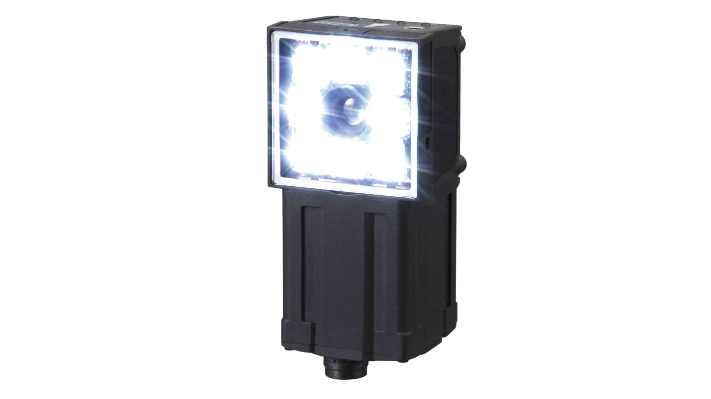 Sensore di visione colore Omron FQ2-S15100N, risoluzione 752 x 480, tecnologia CMOS, IP67, alimentazione 21,6-26,4 V.