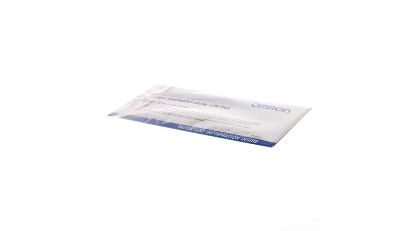 Licenza software Omron CXONE-AL03-EV4 per 3 utenti, compatibile con Windows 2000/XP/Vista/7/8/10.