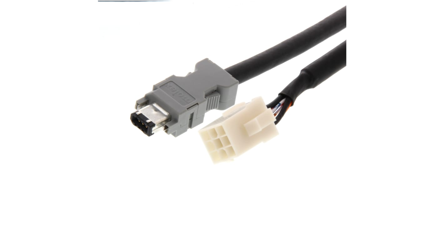 Cavo Encoder Omron R88A-CRGA005CR-E, potenza 0.75 kW, progettato per servo drive serie G, compatto e configurabile via CX Drive.