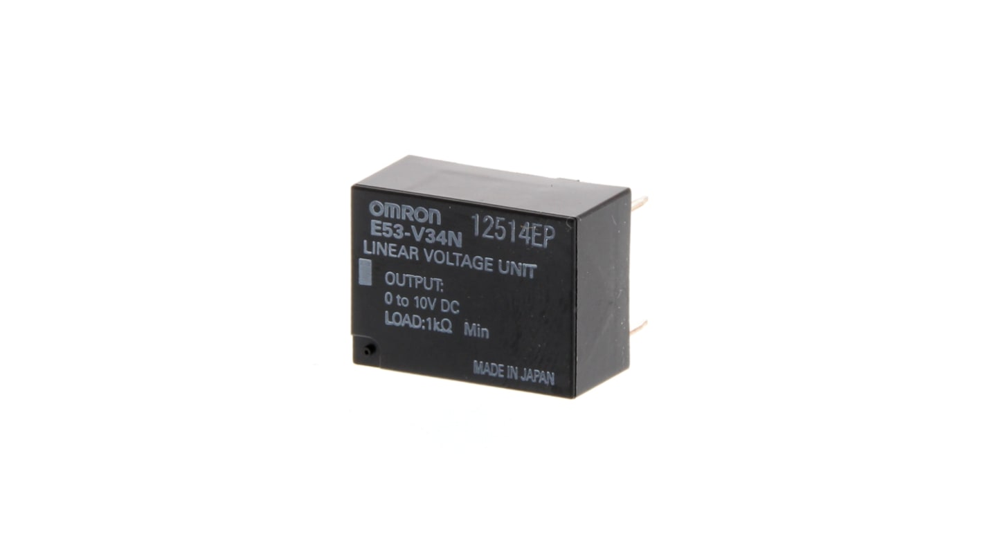 Modulo di controllo temperatura Omron E53-V34, digitale, IP66, programmazione frontale, comunicazione seriale.