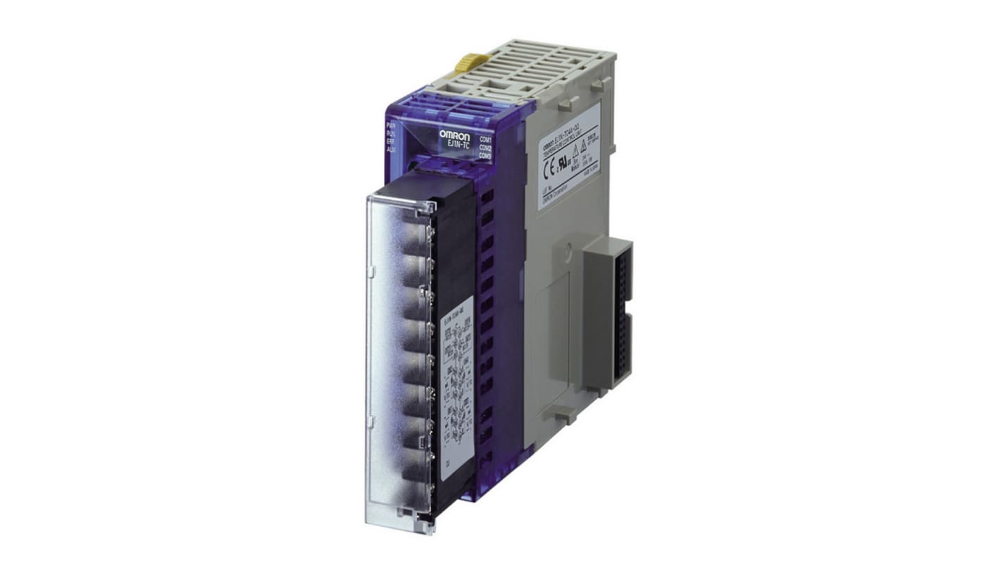 Omron EJ1N-TC2A-QNHB, controller analogico per termoregolazione, 24 V, 90 x 31 mm, montaggio su guida DIN, 4 uscite 4-20 mA.