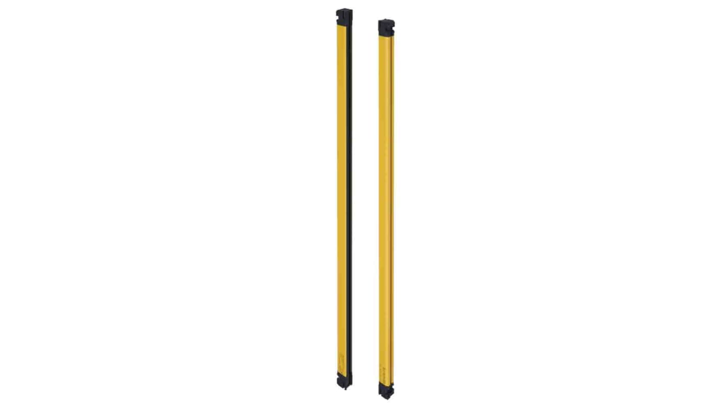 Omron F3SG-4SRB1040-25, barriera fotoelettrica di sicurezza con risoluzione 25 mm e intervallo di rilevamento fino a 20 m.