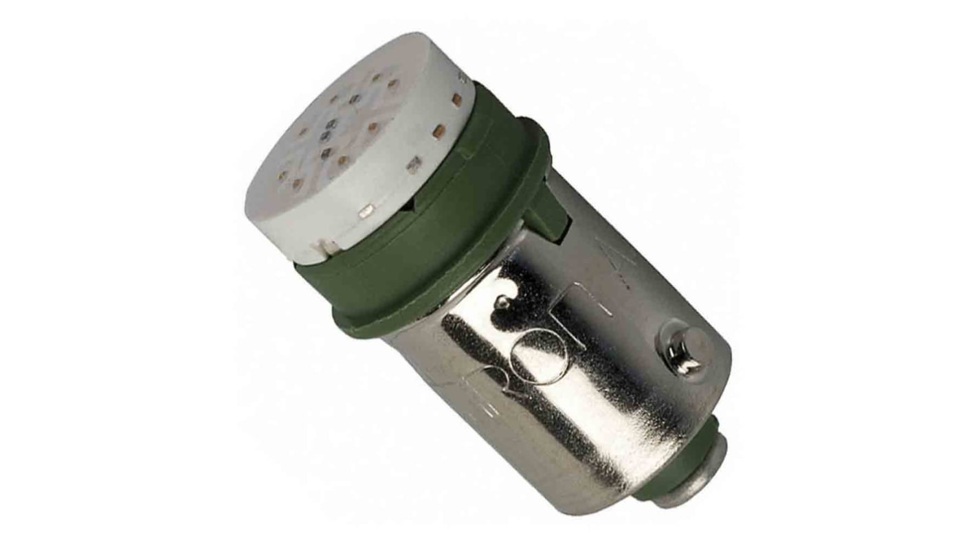 Luce a LED verde Omron A22-24AG, 24 V, progettata per pulsanti illuminati della serie A22.