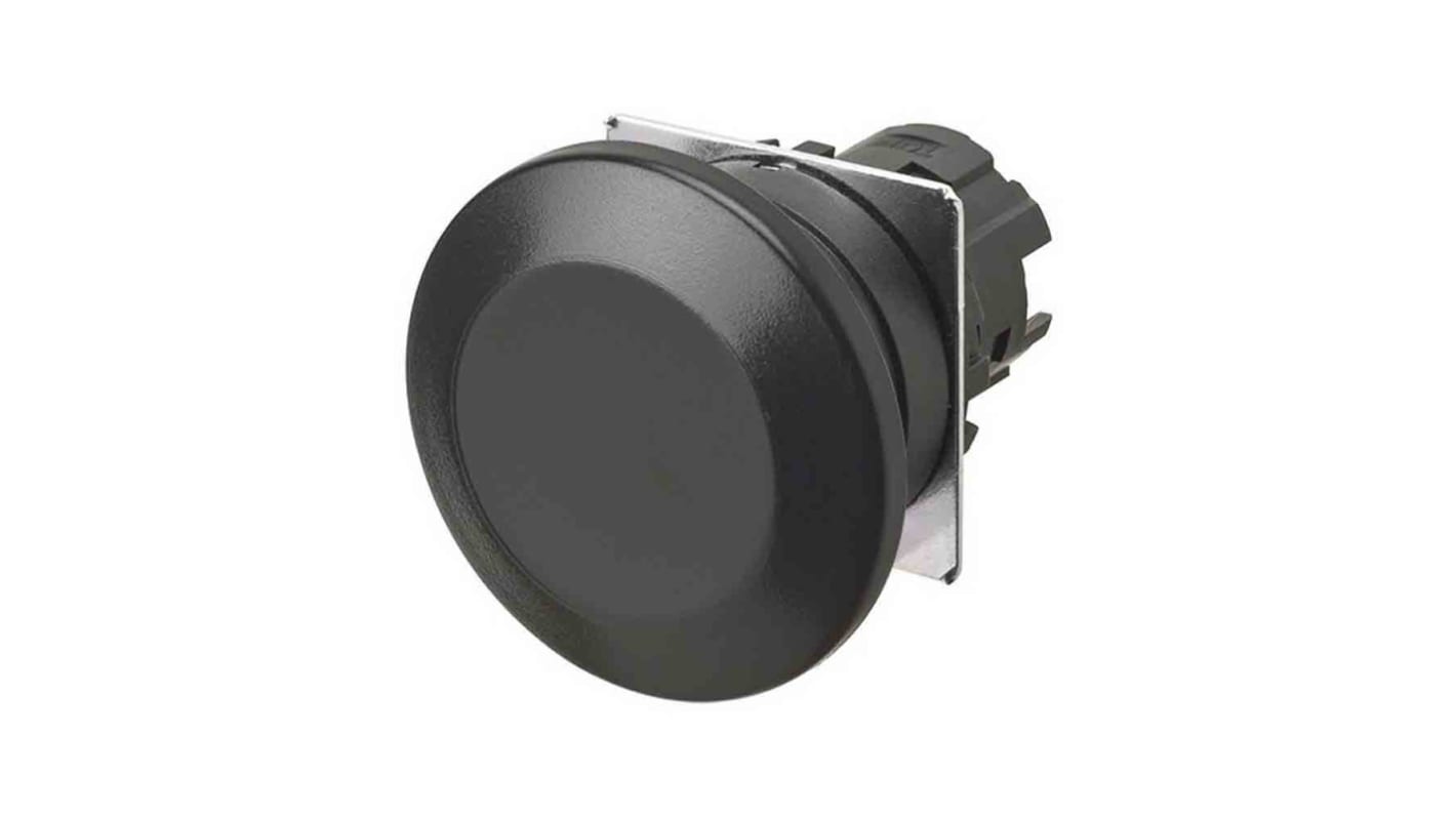 Interruttore a pulsante momentaneo Omron A22NZ-BMM-NBA, IP66, colore nero, compatibile con la gamma A22N.