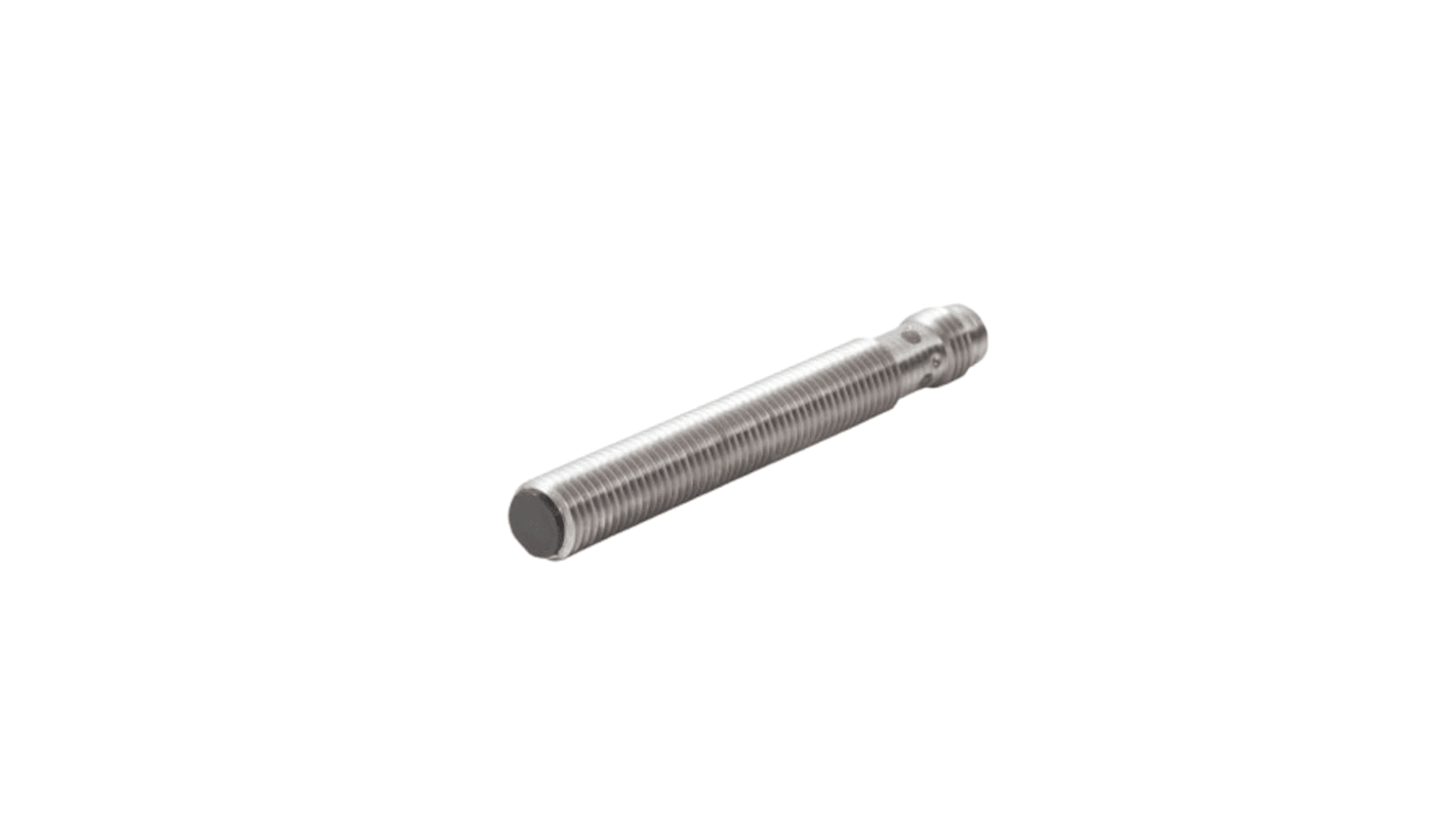 Sensore di prossimità cilindrico Omron E2B-S08LS02-MC-B1, PNP, M8 x 1, rilevamento 2 mm, grado di protezione IP67.