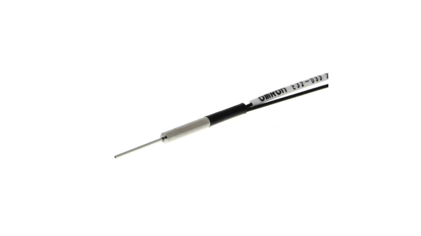 Sensore per fibre ottiche Omron E32-D33 2M, IP67, rilevamento preciso di oggetti minuti, gamma 40 mm, design compatto.