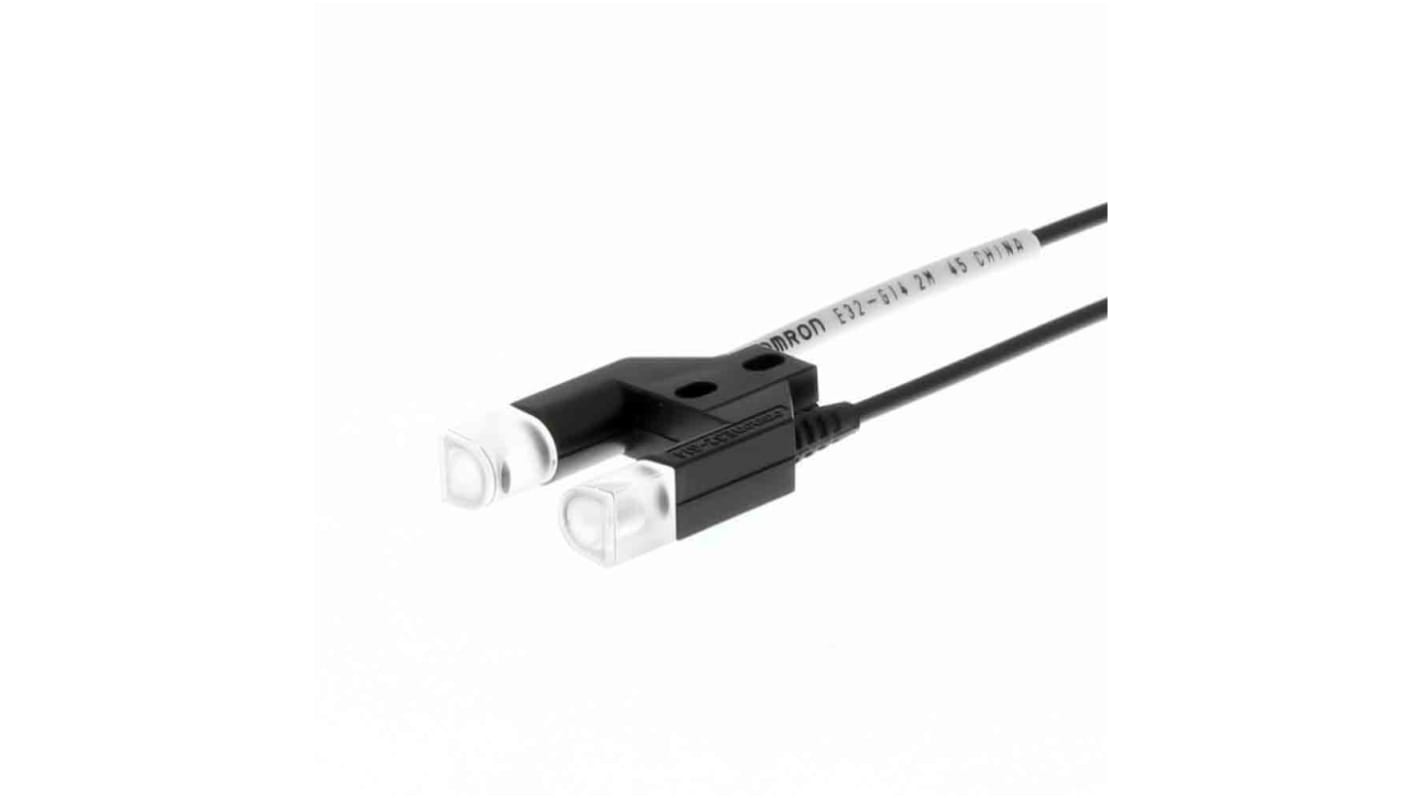 Sensore per fibre ottiche Omron E32-G14, progettato per mappatura wafer, con rilevamento a 10 mm.