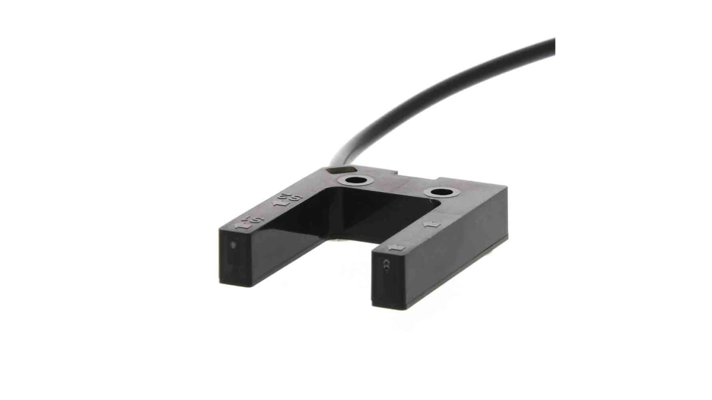 Sensore fotoelettrico Omron E3Z-G61 2M, rilevamento diretto a 25 mm, uscita NPN, cavo precablato per applicazioni industriali.