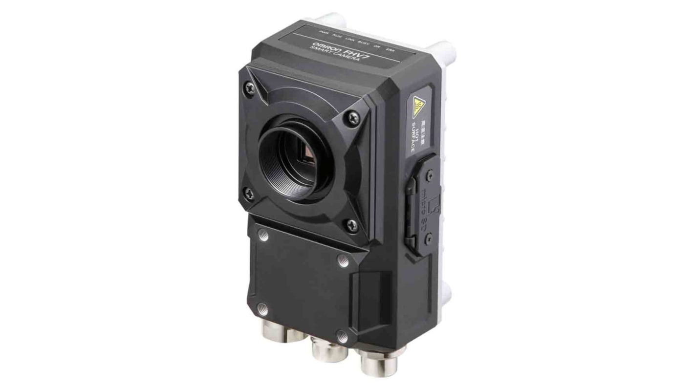 Omron FHV7H-C032-C, sensore di visione colore 3,2 MP, montaggio a C, connessioni Ethernet/IP e PROFINET.