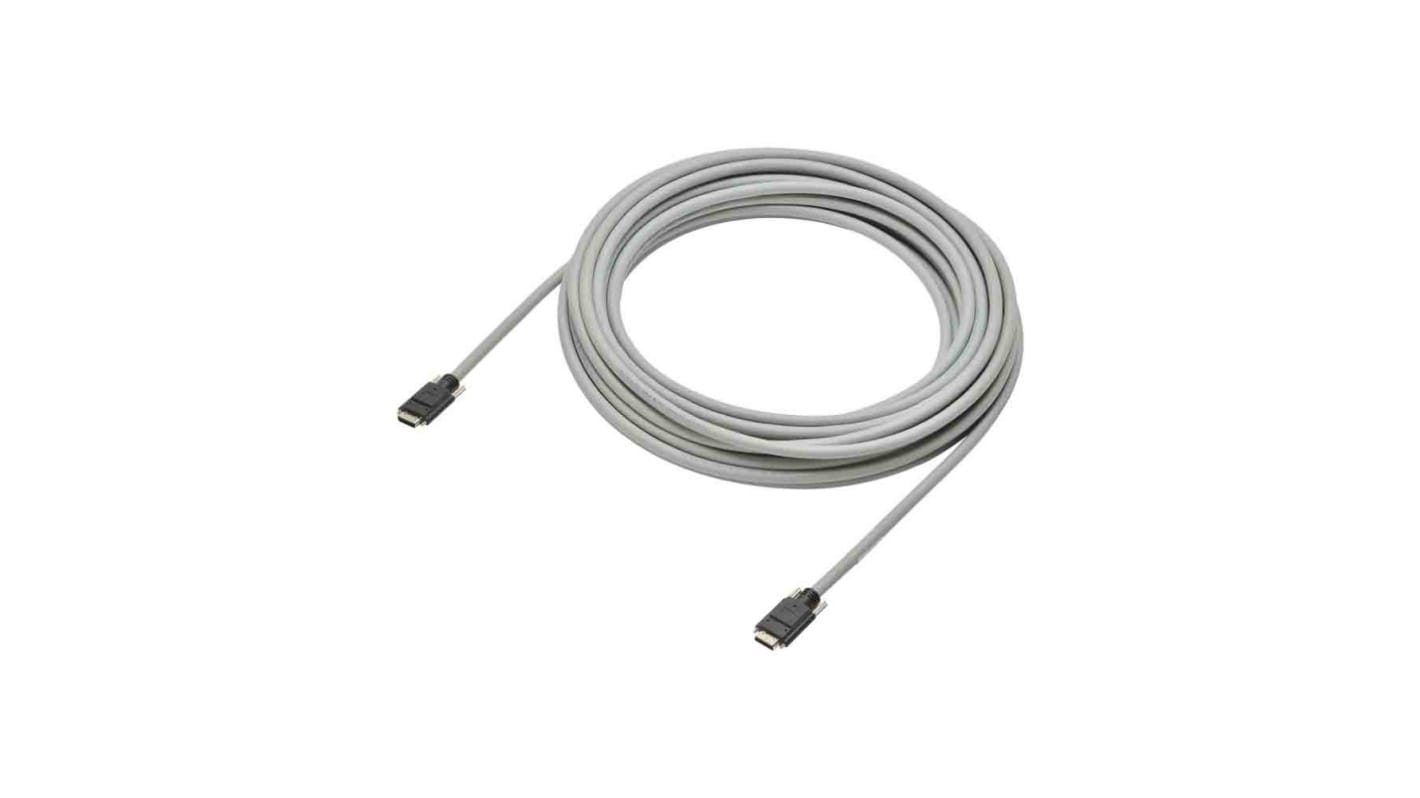 Cavo per telecamera Omron FZ-VS4 15M, lunghezza 15 metri, resistente agli urti, grado di protezione IP10.
