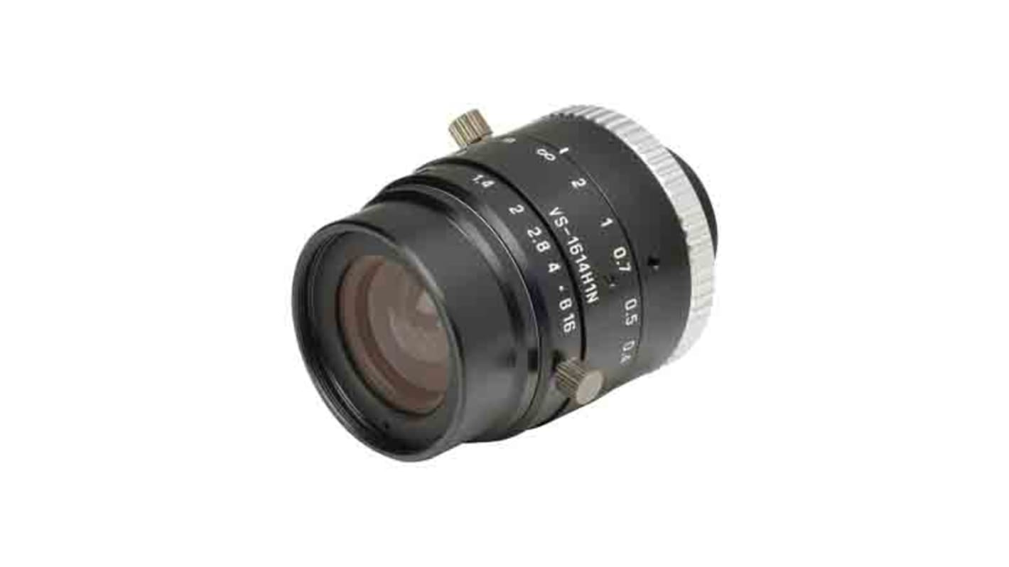 Obiettivo Omron 3Z4S-LE VS-1614H1N, attacco a C, lunghezza focale 16mm, compatibile con fotocamere CMOS ad alta velocità.