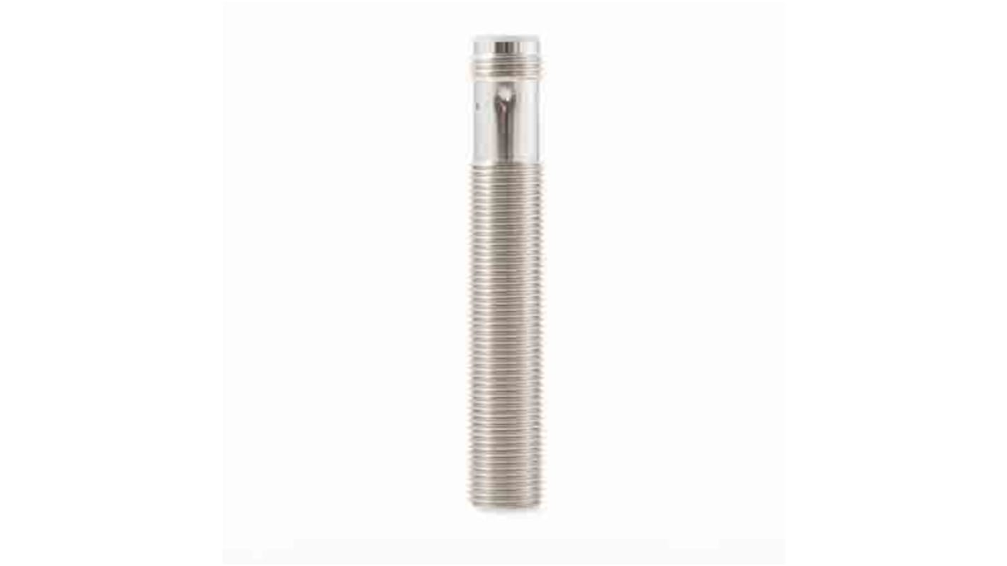 Sensore di prossimità cilindrico NPN Omron E2B-M12LS04-M1-C1, rilevamento a 4 mm, corpo in nichel-ottone, connettore M12, IP67.