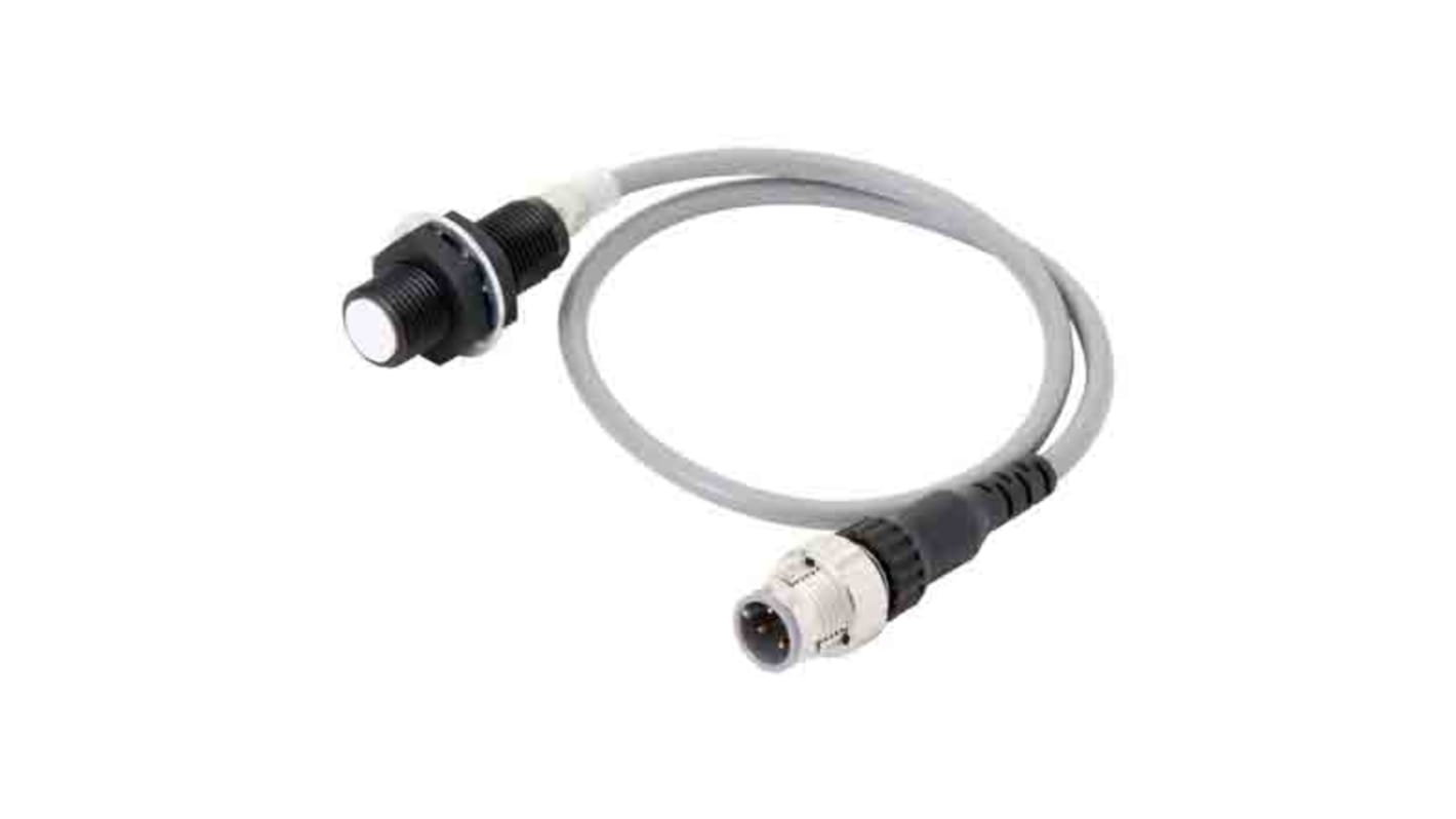 Sensore di prossimità cilindrico Omron E2EQ-X3D1G-M1GJ-T 0.3M, rilevamento 3 mm, alimentazione 10-30 V c.c., grado di protezione IP69K.