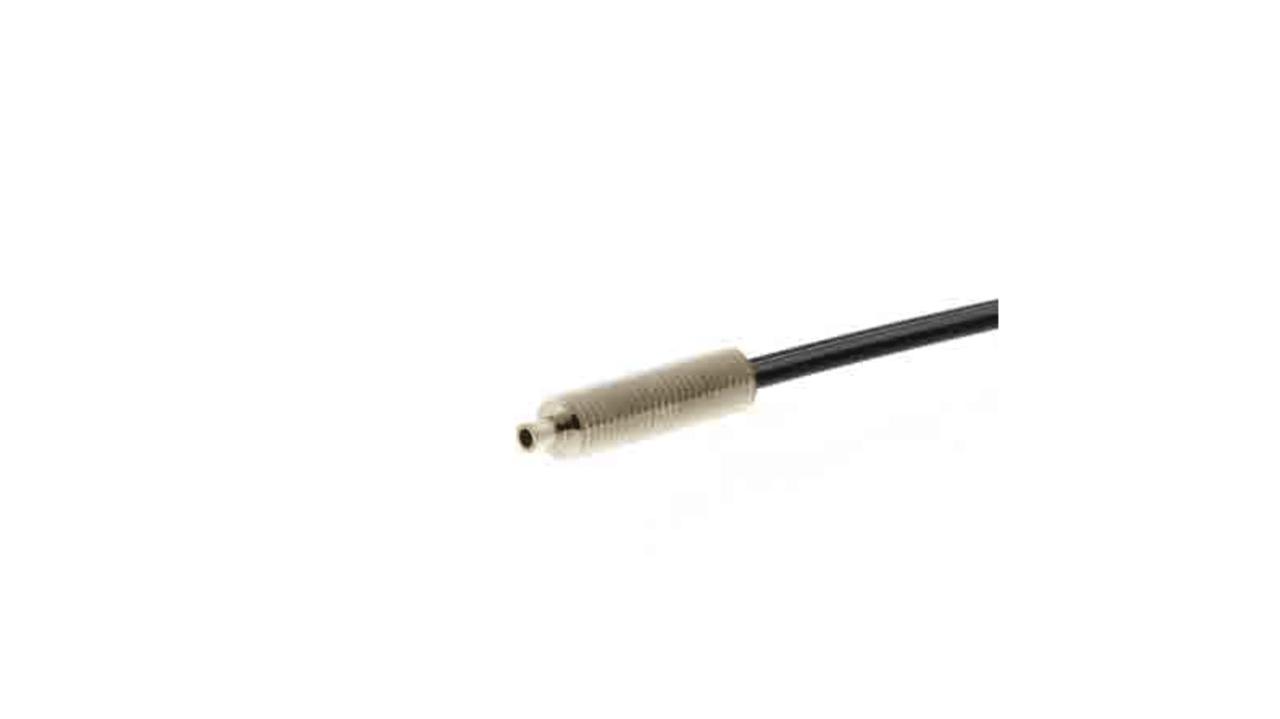 Sensore per fibre ottiche Omron E32-CC200R, IP67, cavo 2 m, rilevamento fino a 900 mm, precisione 100 μm.
