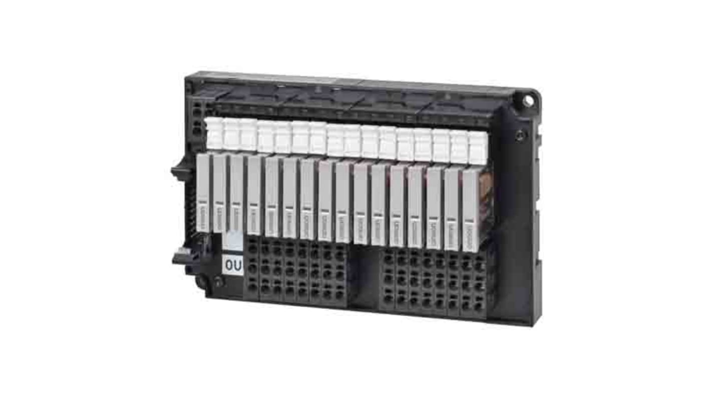 Omron G70V-SOC16P, morsettiera a innesto con 16 punti, compatibile con relè G2RV e G3RV, per collegamenti PLC.