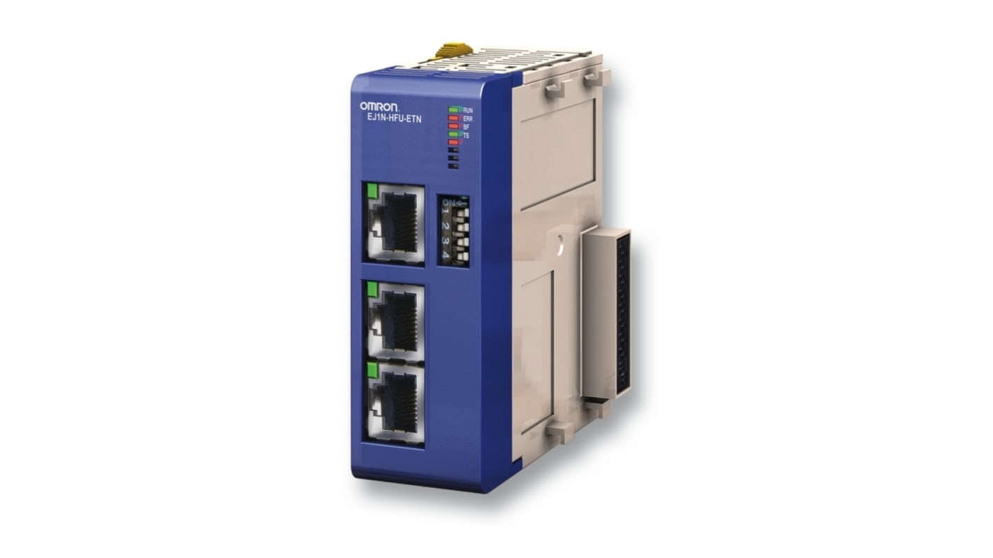 Modulo di comunicazione Omron EJ1N-HFU-ETN, gateway Ethernet a seriale per CJ e CS, supporta 16 termoregolatori.