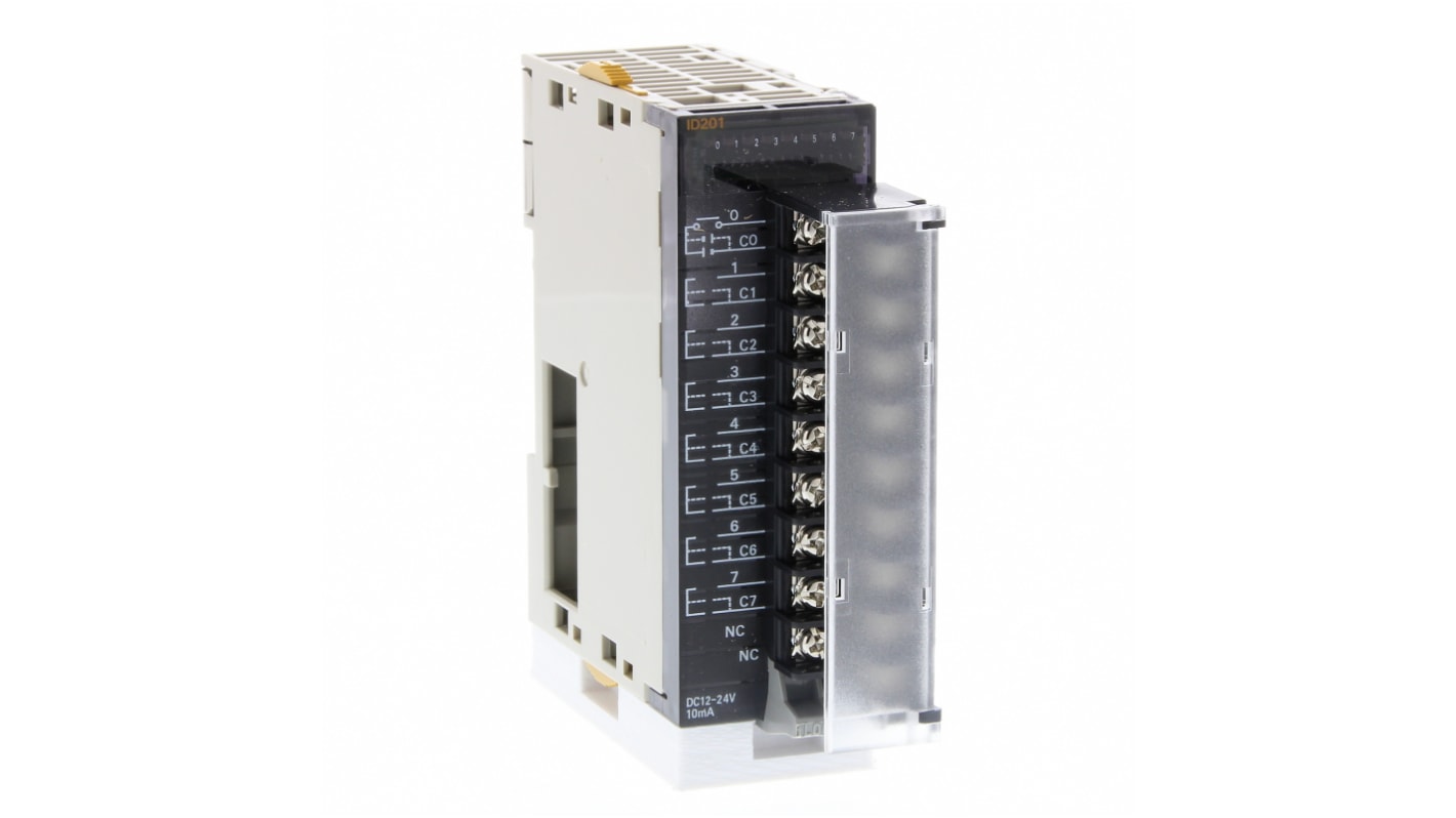 Omron CJ1W-ID201, unità I/O digitale per Serie CJ, ingresso 12-24 V, impedenza 2,4 kΩ, corrente 10 mA a 24 V c.c.