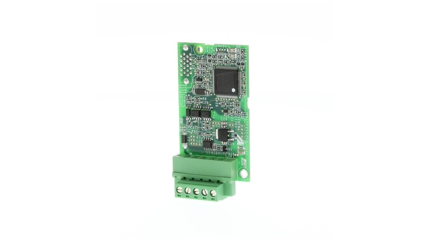 Modulo I/O Omron SI-N3 per inverter A1000, compatibile con Q2A e Q2V, per controllo vettoriale della corrente.