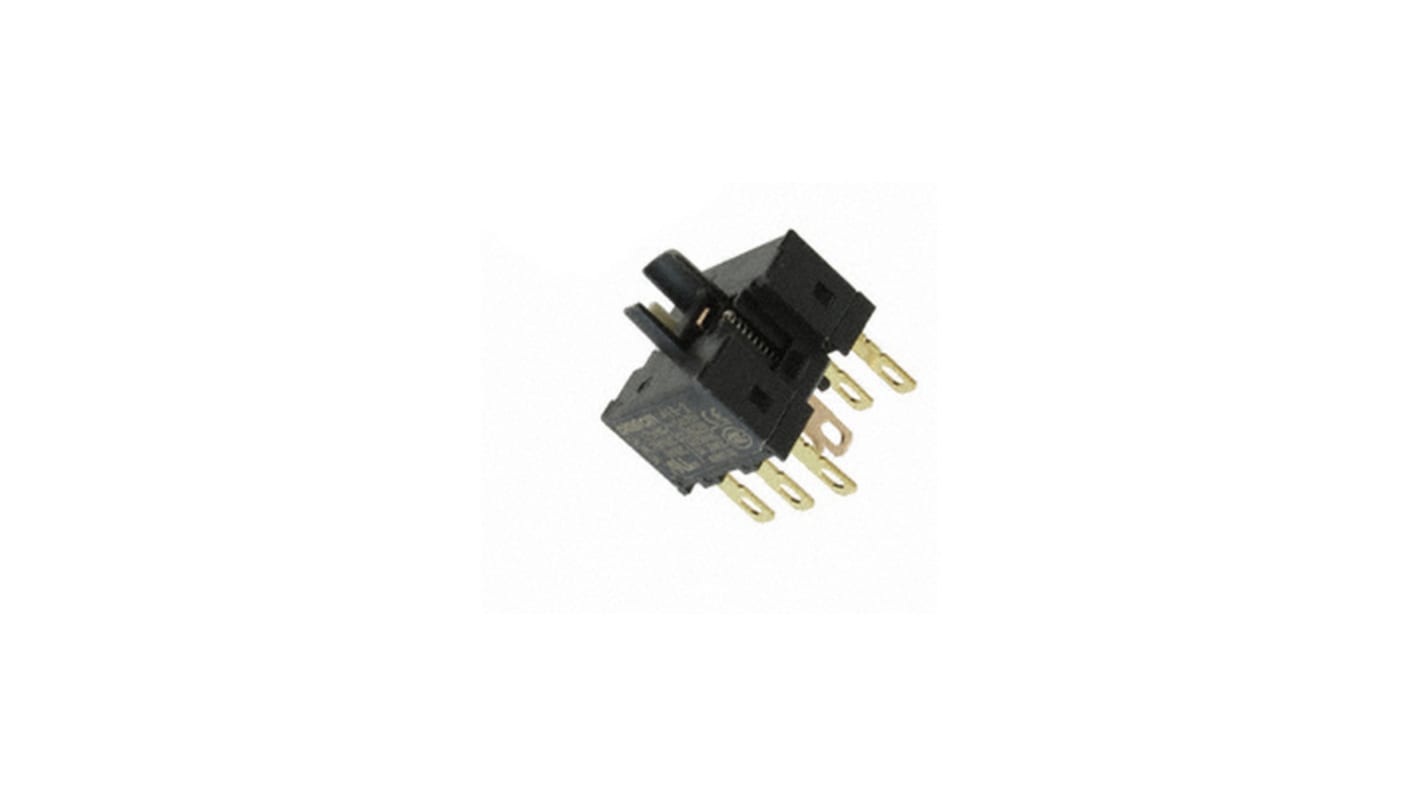 Blocco contatti Omron A16S-2N-1L, 1CO, tensione 125-230V, montaggio modulare, profondità 28,5 mm, temperatura -10 a 55 °C.