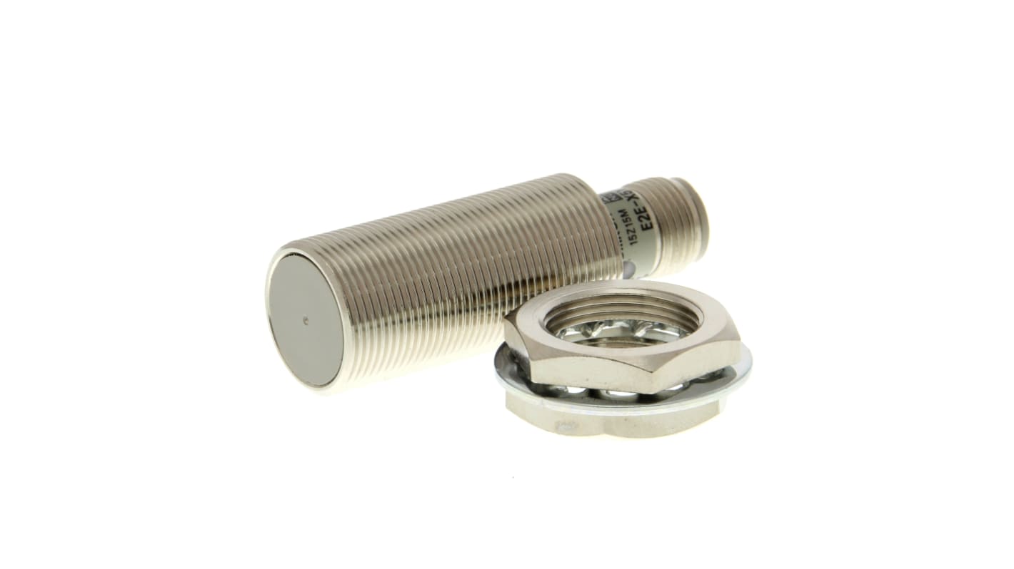 Sensore di prossimità induttivo cilindrico Omron E2E-X5Y1-M1, uscita NO, M18 x 1, rilevamento 5 mm, IP67, 24-240 V c.a.