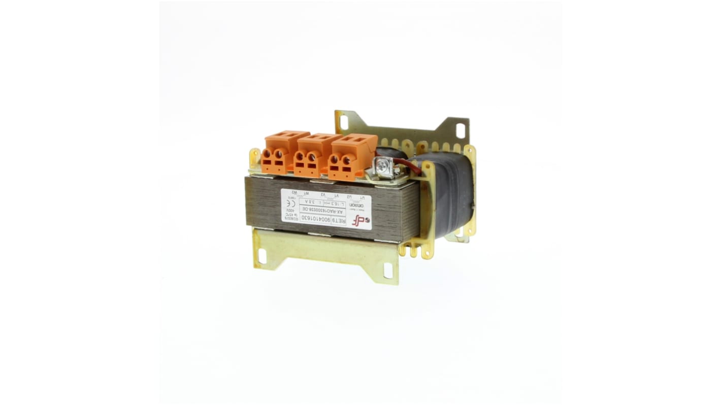 Reattore di ingresso Omron AX-RAO03600160-DE per inverter MX2, potenza nominale 10 hp, compatibile con serie MX.
