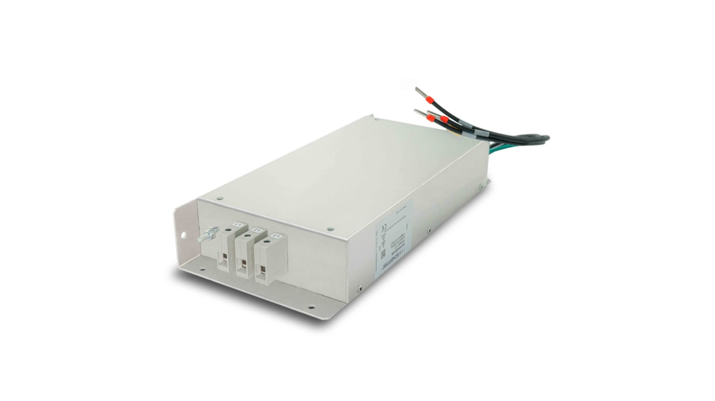 Omron Q2-FIA4020-SE, filtro di linea per motori in c.a. con filtro EMC classe C3 e transistor di frenatura integrato.