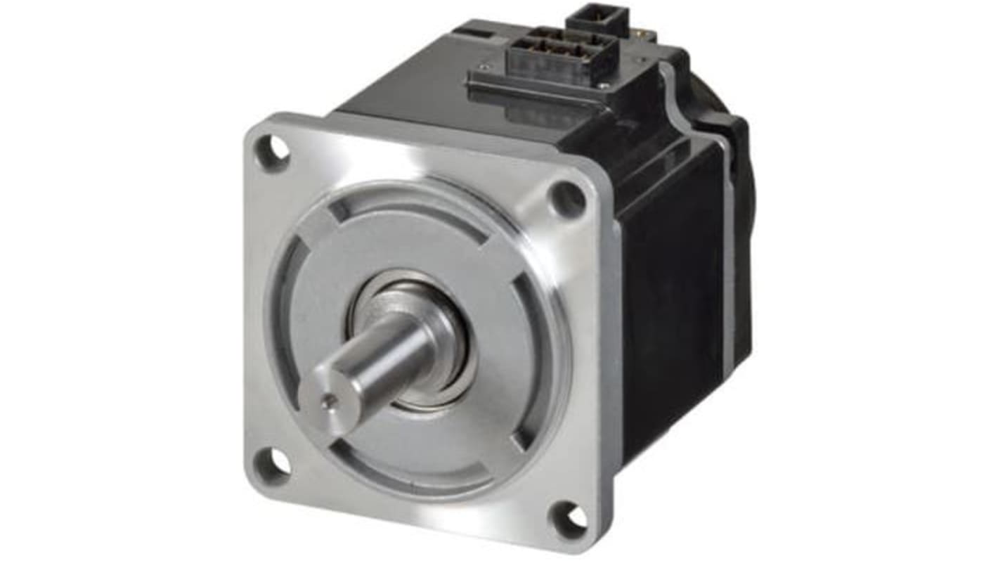 Servomotore trifase Omron R88M-1M90010C-S2, 900 W, 400 V, coppia 8,59 Nm, velocità 1000 giri/min, design compatto.