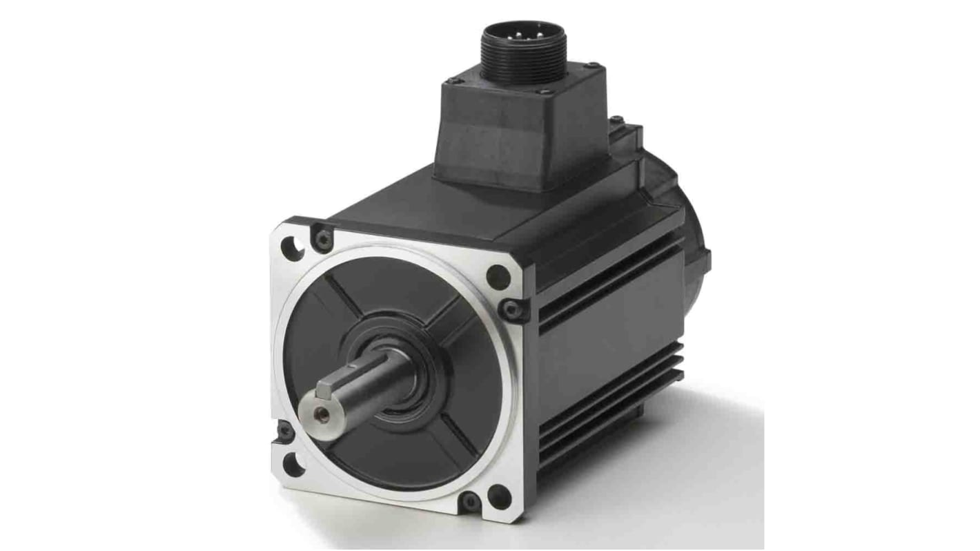 Servomotore trifase Omron R88M-KH5K020C-BS1, 5 kW, 400 V, design compatto, coppia nominale 23,9 Nm, protezione IP67.