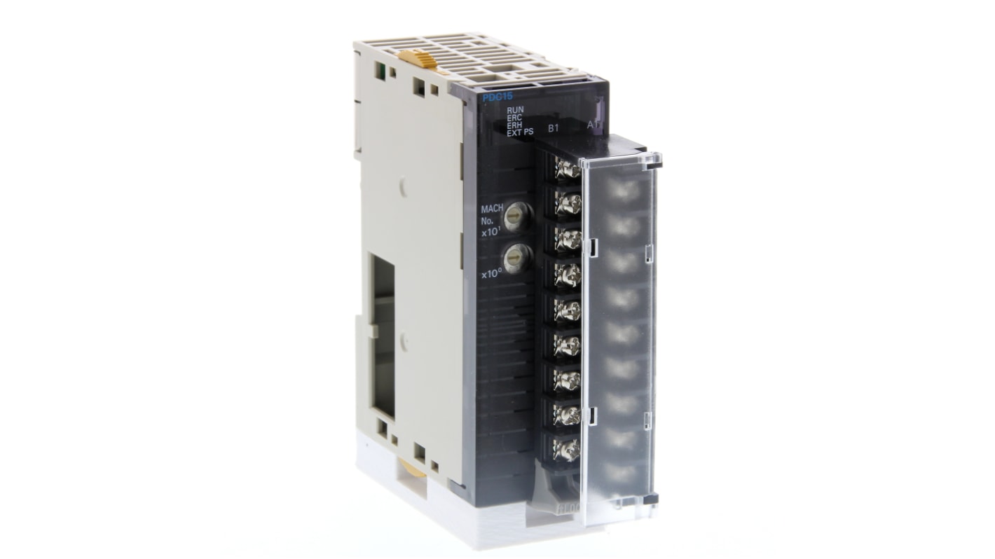 Omron CJ1W-PDC15, modulo I/O analogico isolato per Serie CJ, 2 ingressi per sensori di temperatura e segnali analogici.