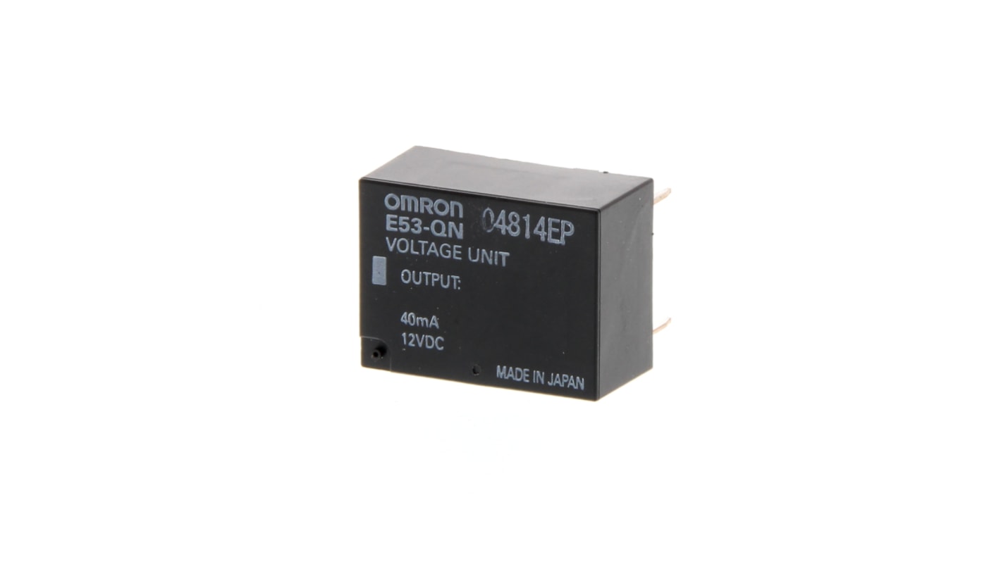 Unità di uscita di tensione Omron E53-QN per azionamento SSR, compatibile con E5A/EN-H, protezione cortocircuiti.