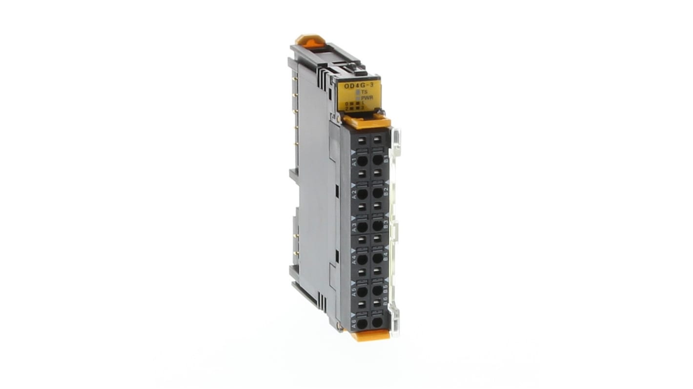 Modulo di uscita digitale Omron GRT1-OD4G-3, 4 uscite PNP, protezione IP20, per unità master CS1/CJ1 DeviceNet.
