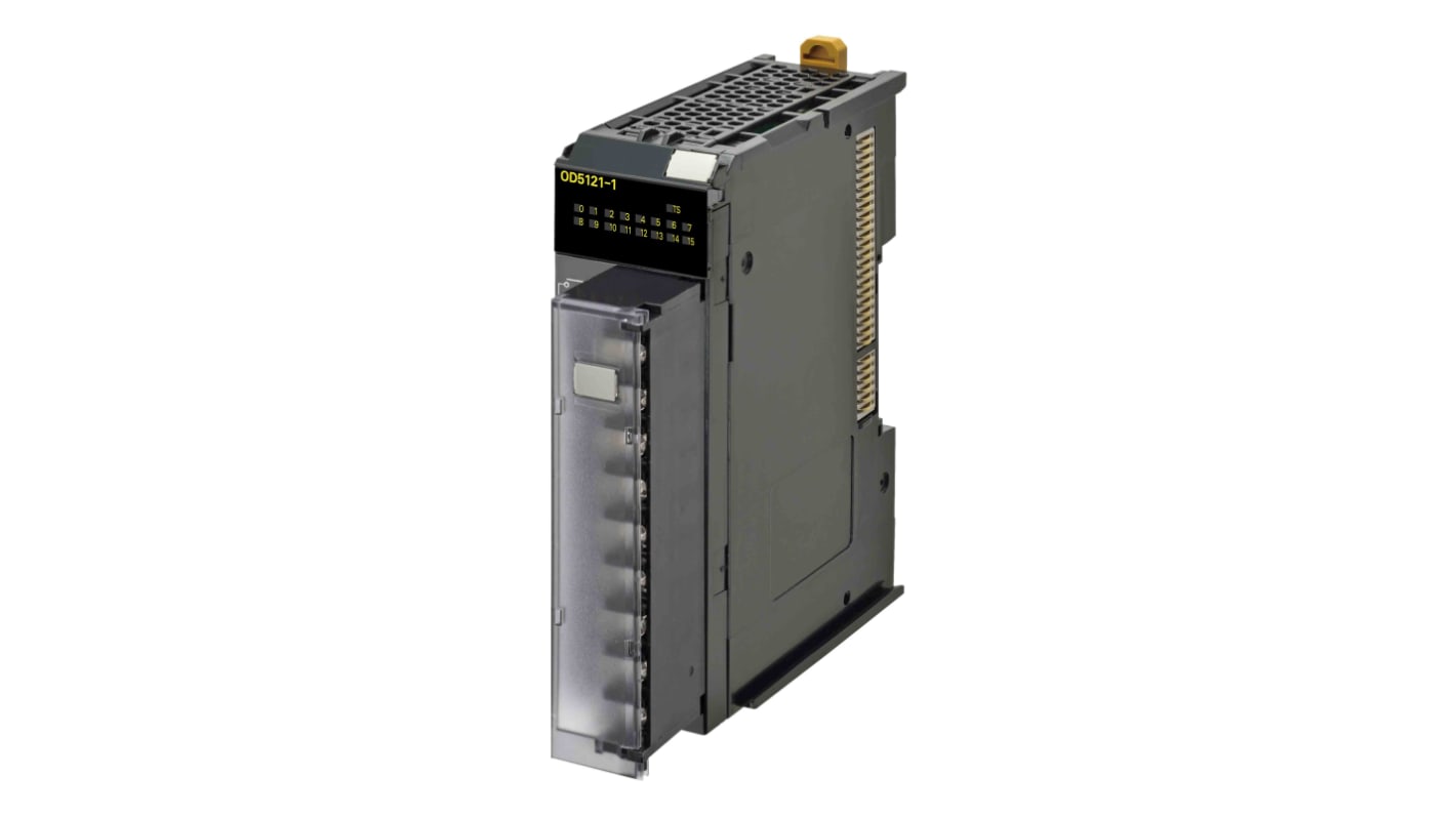 Modulo I/O Omron NX-OD5256-1, 8 uscite digitali, connettore senza viti, larghezza 12 mm, compatibile con serie NJ/NX/NY.