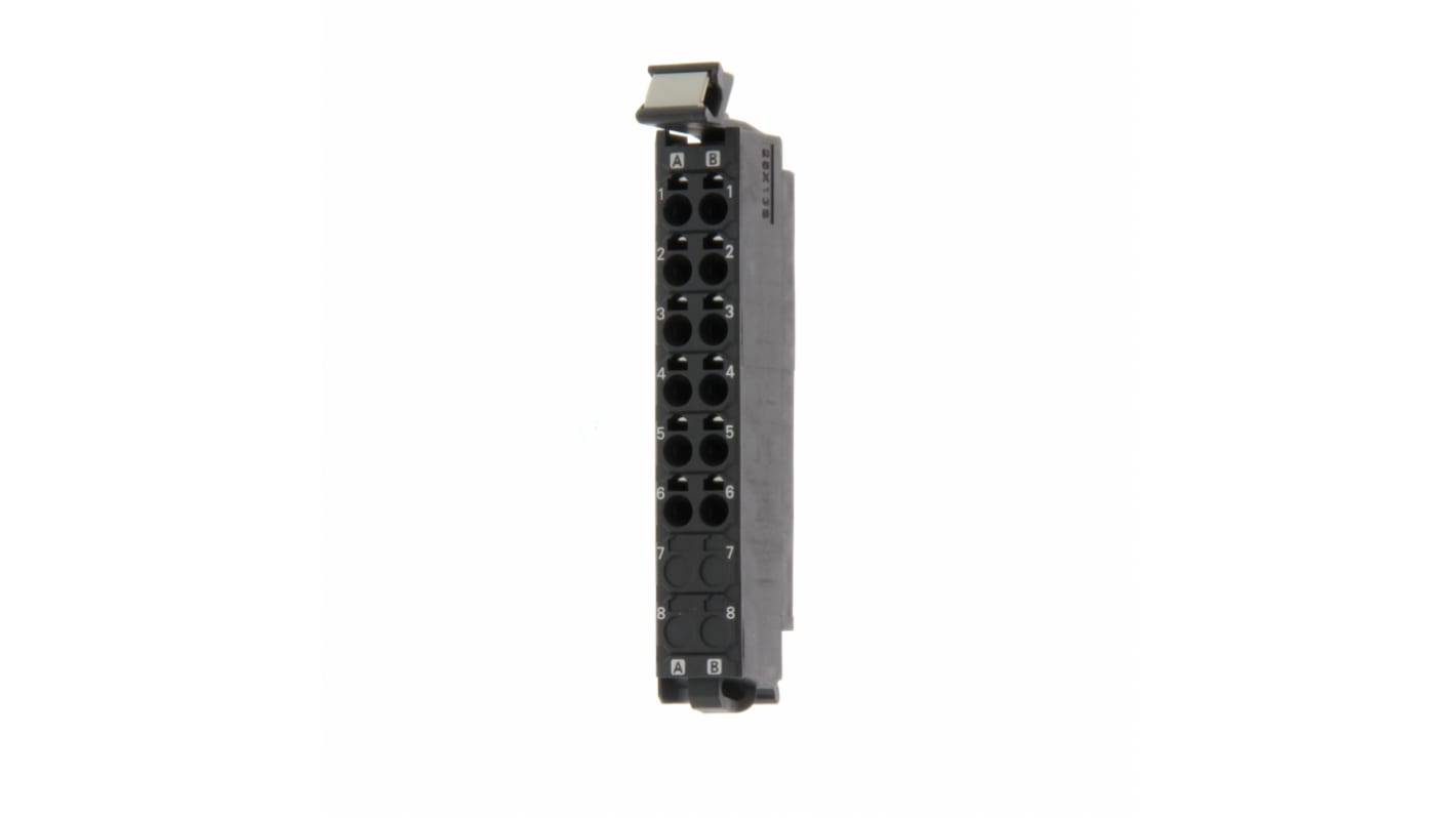 Zoccolo relè Omron NX-TBA122 per SERIE NJ/NX/NY, con 12 terminali a pressione, collegamento EtherCAT.
