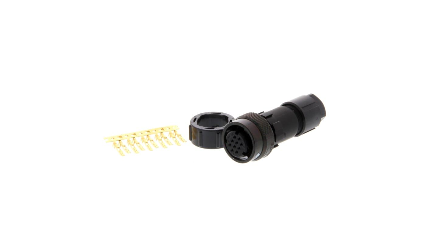 Connettore per cavi encoder Omron R88A-CNK04R-E, per serie R88M-K. Affidabile e performante.