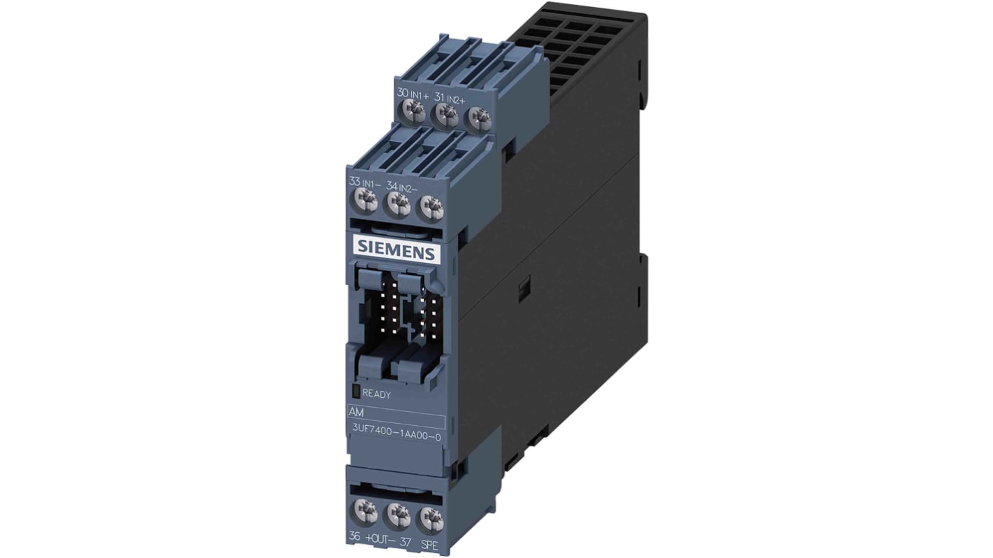 Modulo di comunicazione Siemens 3UF7400-1AA00-0 per SIMOCODE pro V, 3 fasi, 2 ingressi passivi, grado di protezione IP20.