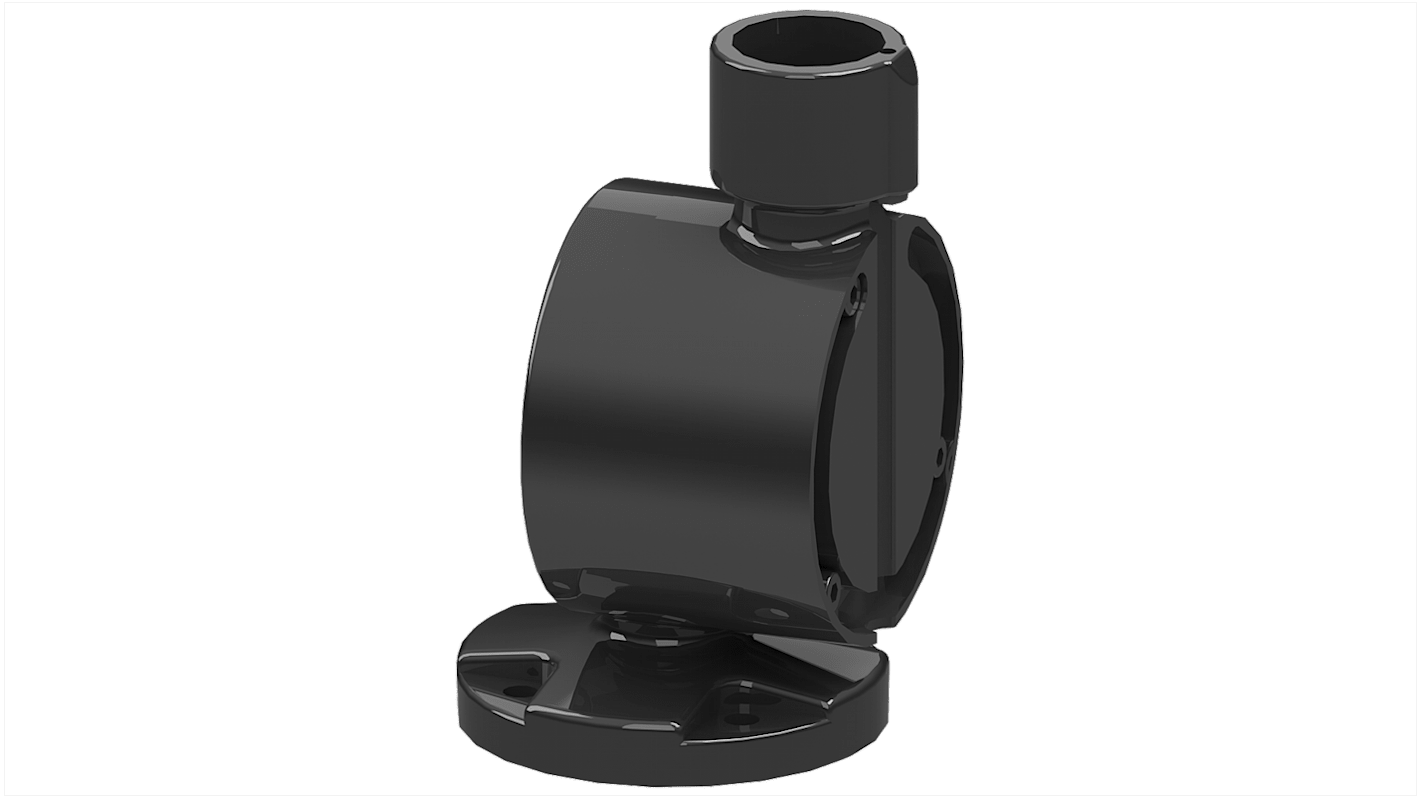 Modulo di interfaccia Siemens 8WD4408-0DF per colonne di segnalazione, piedino ripiegabile, compatibile con tubi di 50 mm e 70 mm.