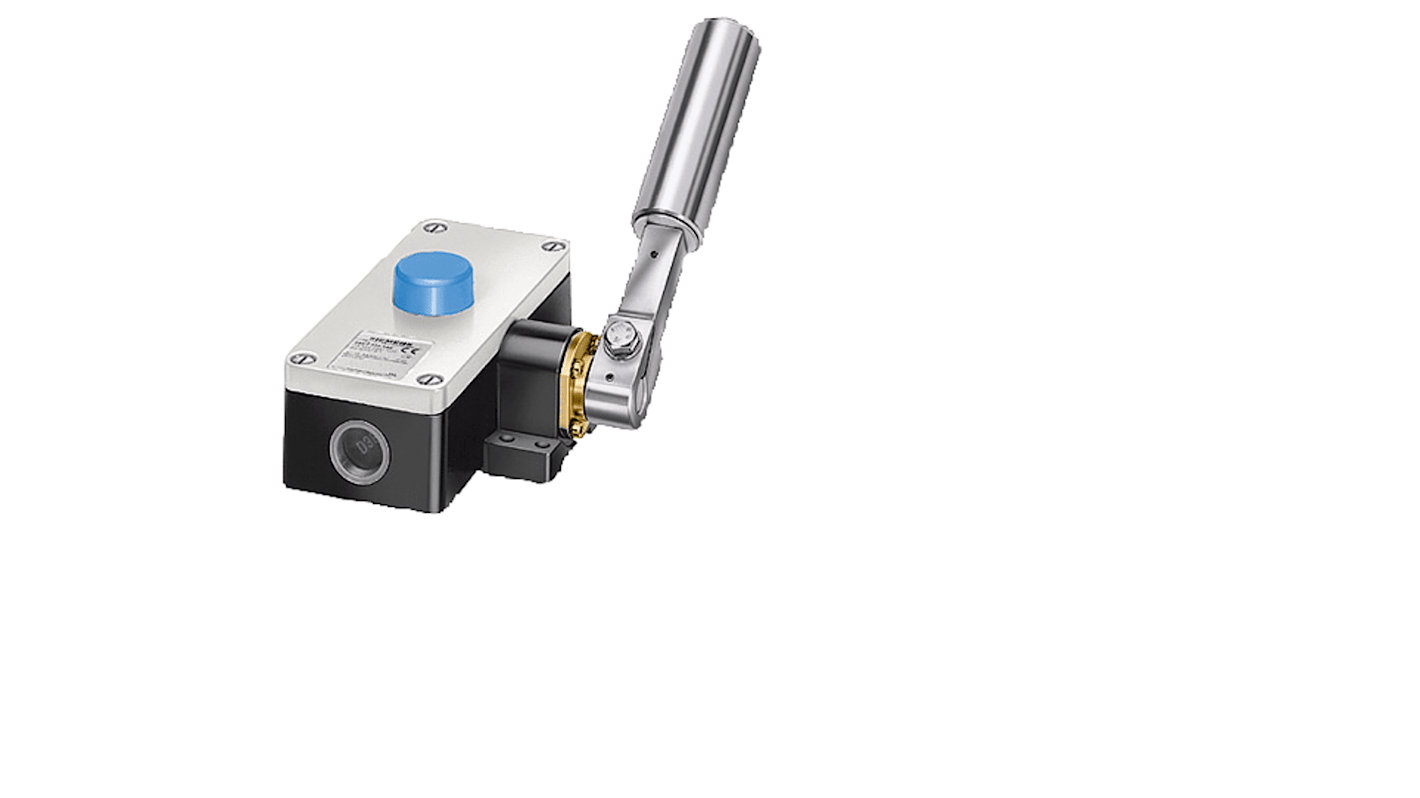 Interruttore a filo Siemens 3SE7310-1AE00 per nastri trasportatori, grado di protezione IP67, blocco conforme a EN ISO 13850.