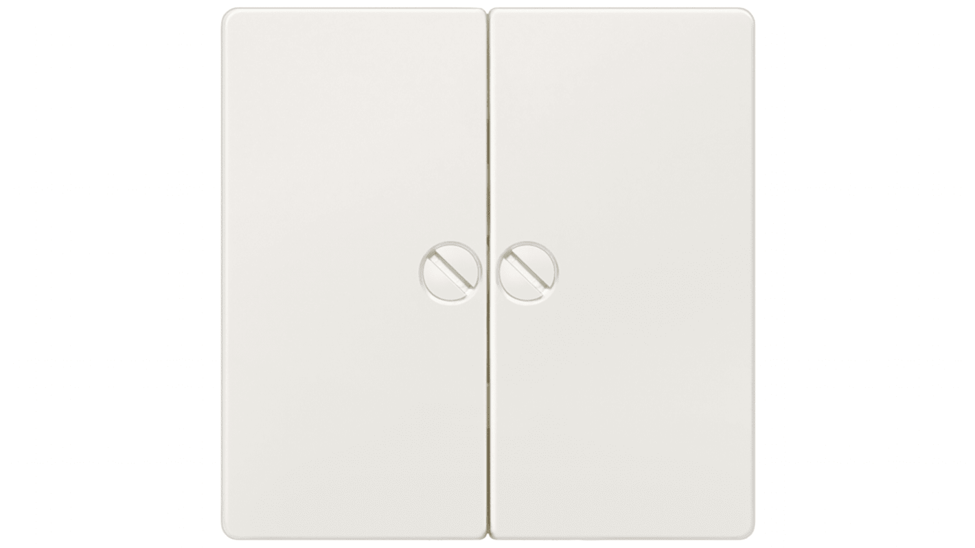 Interruttore a bilanciere Siemens 5TG6265, bianco, materiale termoplastico, dimensioni 55mm x 55mm, classe di protezione IP20.