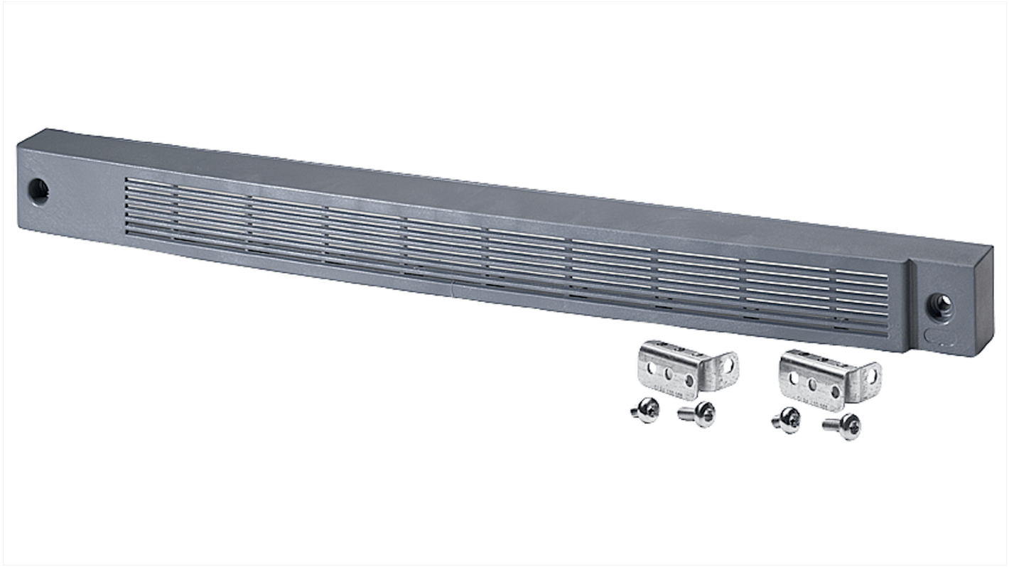 Coperchio terminale Siemens 3NJ6900-4CB00 per sezionatore 3NJ62, altezza 50 mm, grado di protezione IP41.