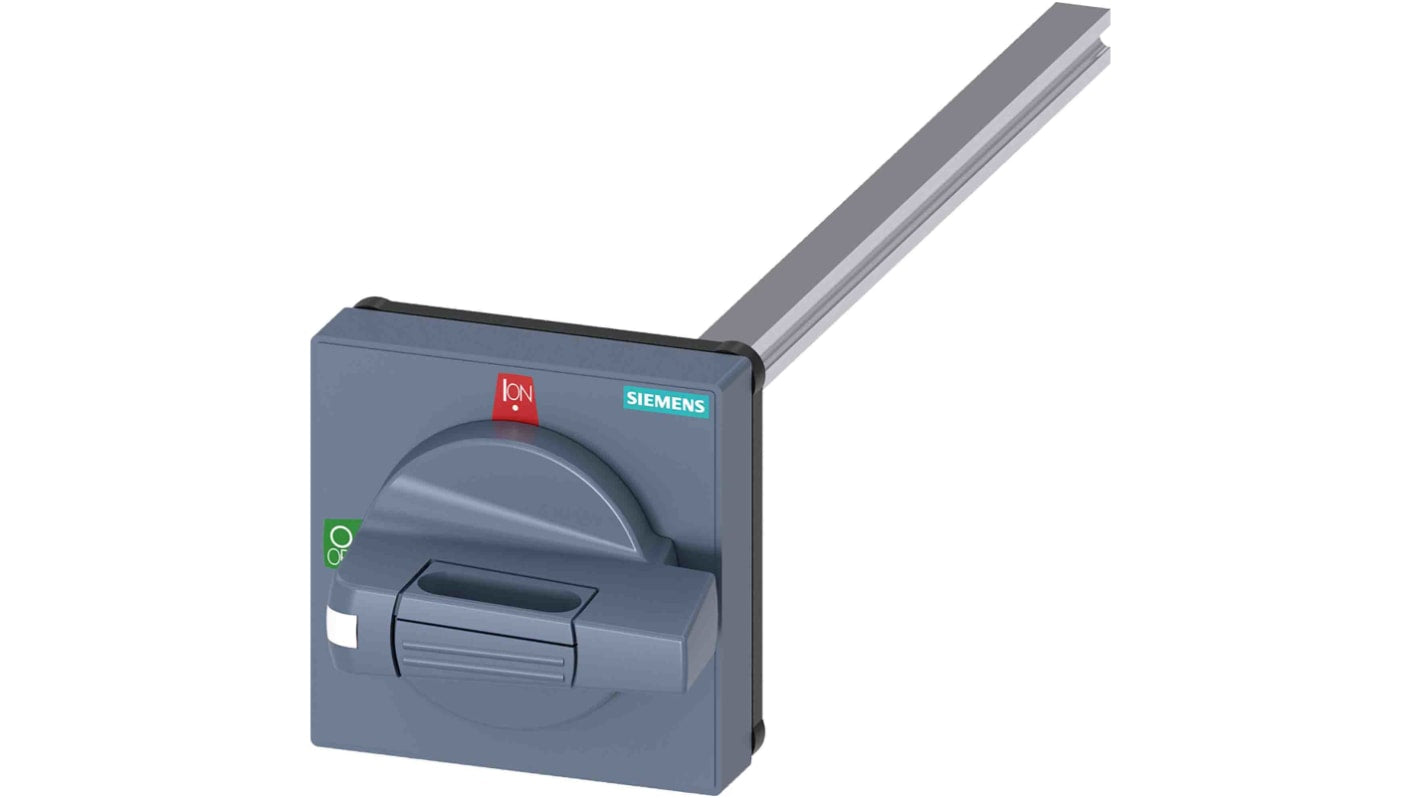 Manopola rotante Siemens 8UD1171-2AD11 per accoppiamento porta serie Sentron, compatibile con 3KD e 3KF, colore rosso-giallo.