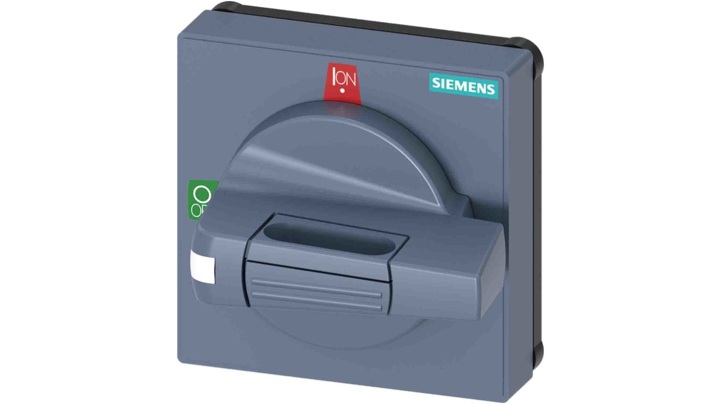 Manopola rotante Siemens 8UD1771-2AD01, grigia, lunghezza 45mm, bloccabile, per 3KD e 3KF, grado di protezione IP65.