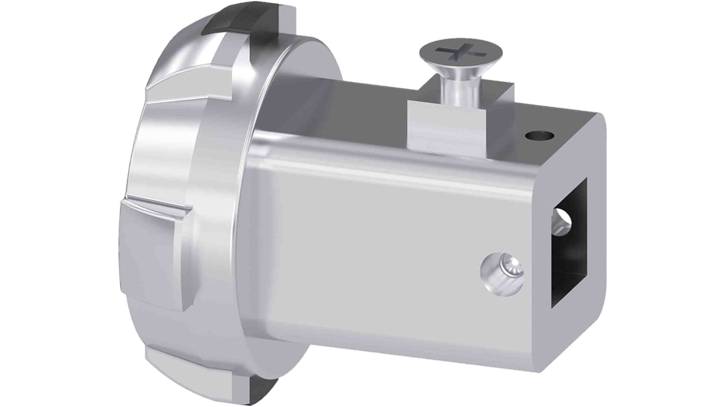 Adattatore maniglia per albero Siemens 8UD1900-3HA00, compatibile con serie 8UD, dimensioni 10x10 mm, per applicazioni industriali.