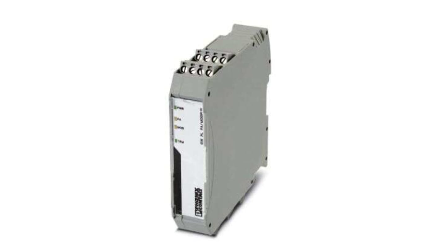 Convertitore Phoenix Contact 2316364 per MODBUS RTU e PROFIBUS PA, con collegamento a vite e grado di protezione IP20.