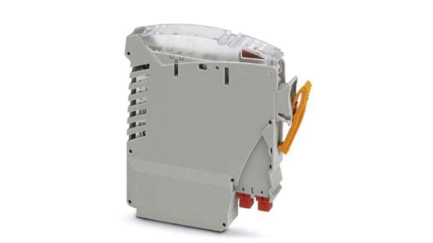 Modulo I/O Phoenix Contact 2910157 per VIP I/O-MARSHALING, con isolamento elettrico e fusibile integrato, grado di protezione IP20.
