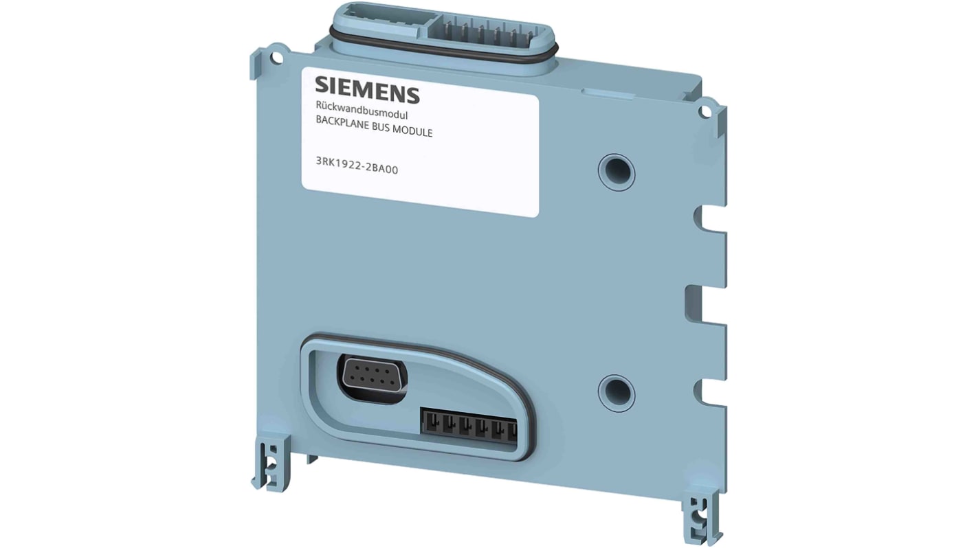 Modulo bus backplane Siemens 3RK1922-2BA00 per ET 200Pro, dimensioni 110x130 mm, altezza 22,5 mm, grado di protezione IP65.