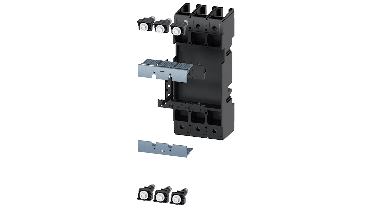 Connettore filo Siemens 3VA9123-0KP00 per interruttori 3VA2 100/160/250 - 3 pin. Tecnologia di collegamento avanzata per una facile installazione.