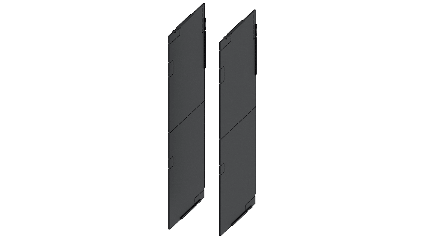 Accoppiatore Siemens 3VA9482-0WA00 per serie 3VA1 e 3VA2, unità a innesto, dimensioni 2,5 mm x 104 mm, colore nero/grigio.