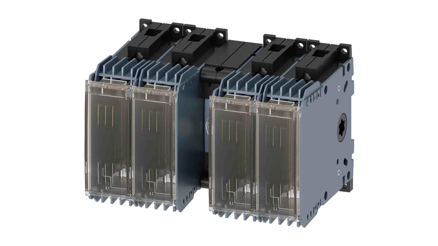 Sezionatore portafusibili Siemens 3KF1403-0MB11, 4CO, montaggio su guida DIN, corrente 32A, tensione 1000V, classe IP20.